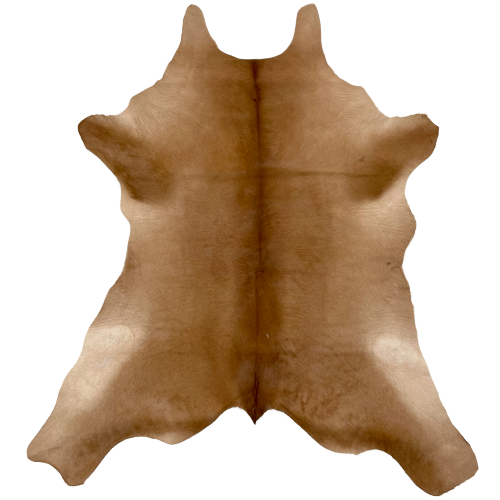 Solid Brown Calfskin - 3'8" x 3' (CALF396)