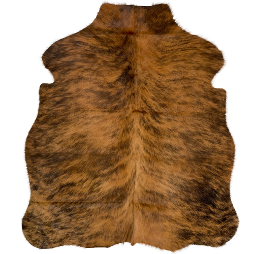 XS Brown and Black Brindle Cowhide - 4'6" x 3'5" (XS207)