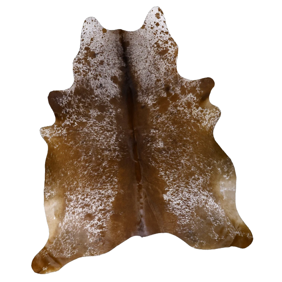 Brown Salt and Pepper XX-Large Cowhide Rug, 8'0" x 6'8" #00633