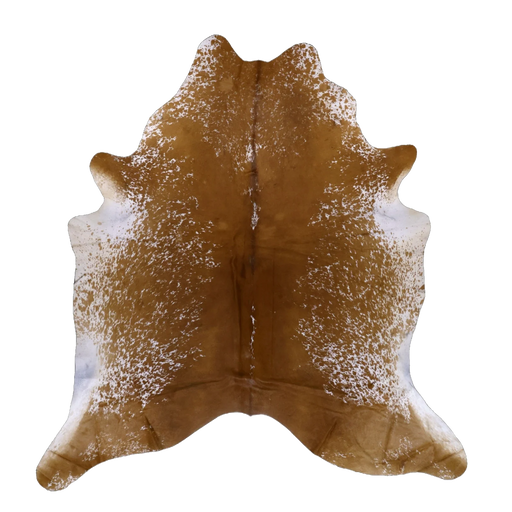 Brown Salt and Pepper X-Large Cowhide Rug, 7'7" x 7'7" #52749