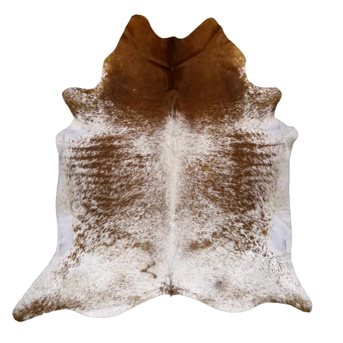 Brown Salt and Pepper XX-Large Cowhide Rug, 7'9" x 7'5" #52872
