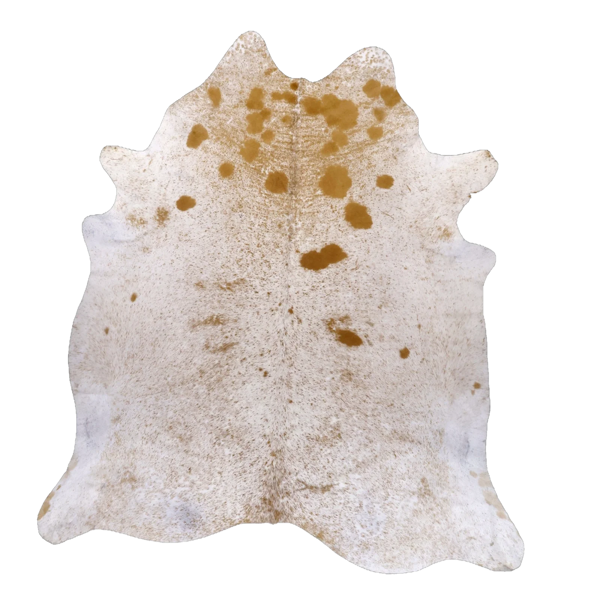 Brown Salt and Pepper X-Large Cowhide Rug, 7'6" x 6'8" #52890