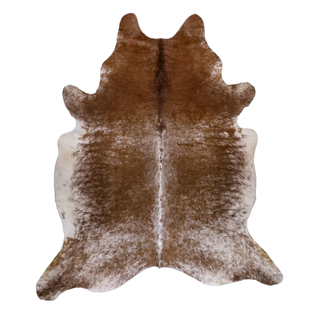 Brown Salt and Pepper XX-Large Cowhide Rug, 7'10" x 6'8" #52928
