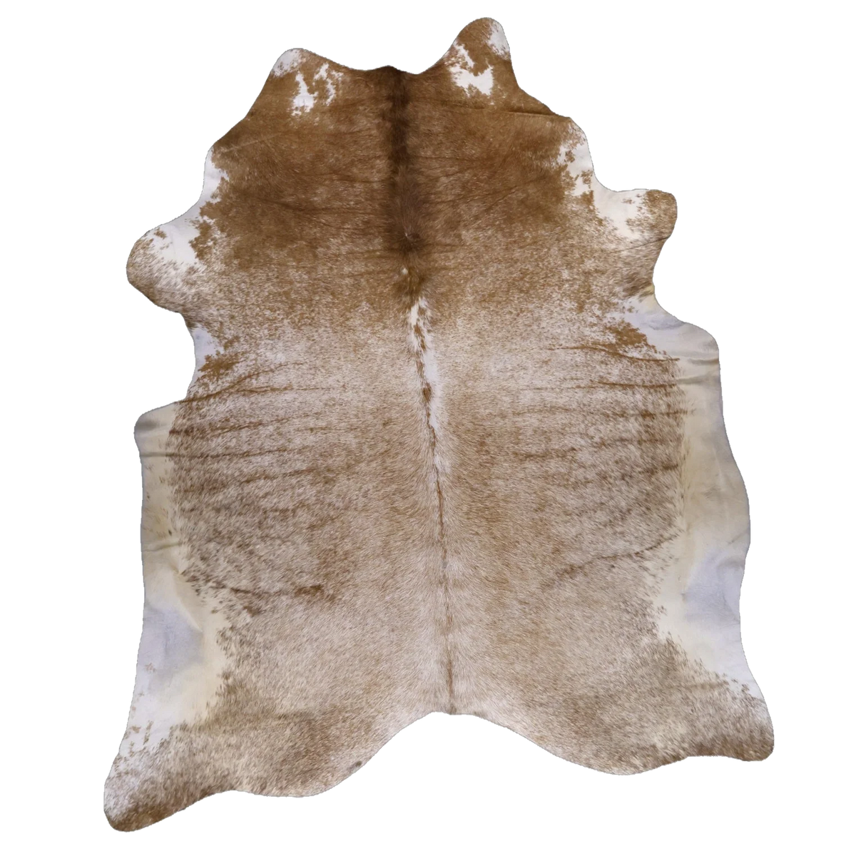 Brown Salt and Pepper X-Large Cowhide Rug, 7'8" x 6'3" #52938