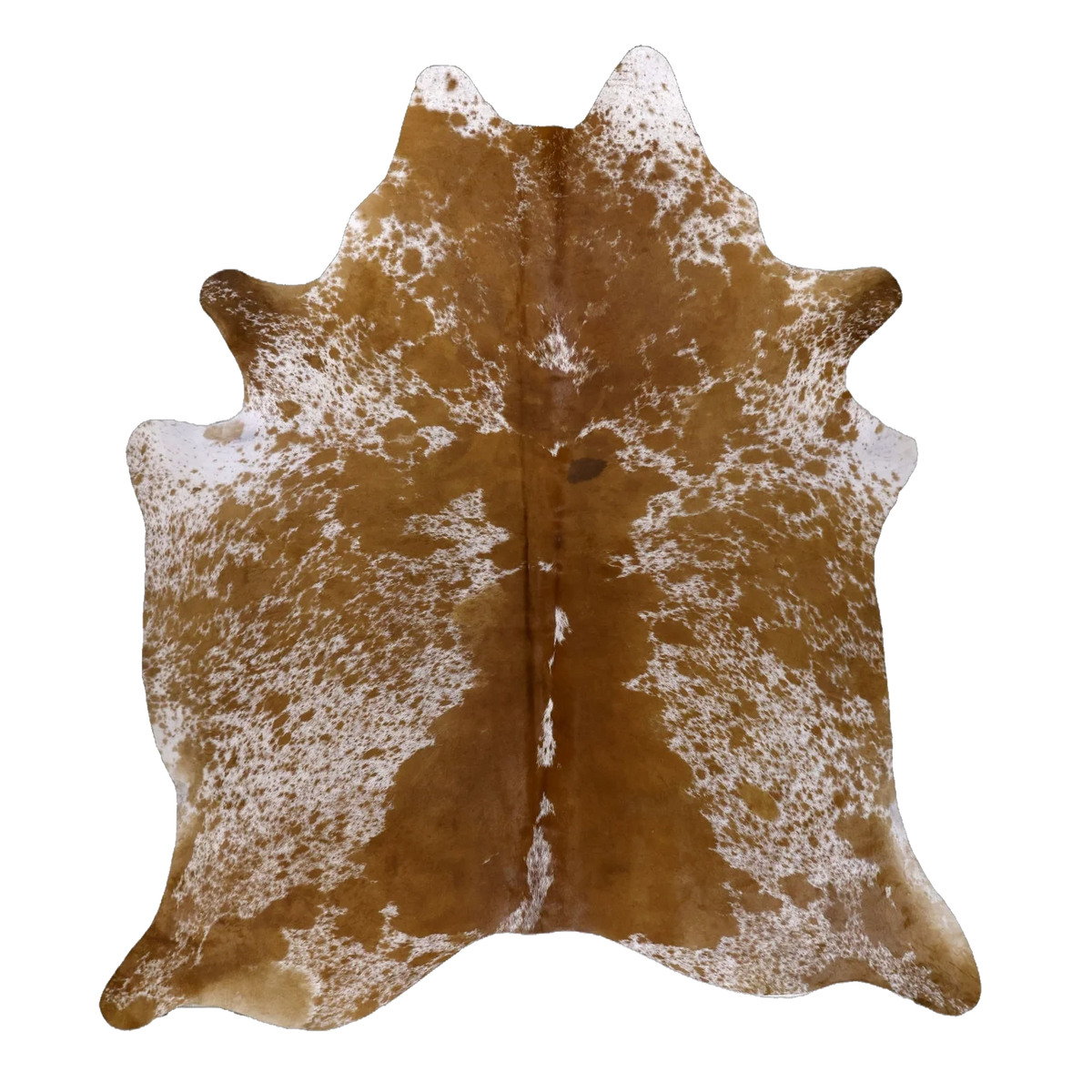 Brown Salt and Pepper X-Large Cowhide Rug, 7'5" x 6'6" #54353