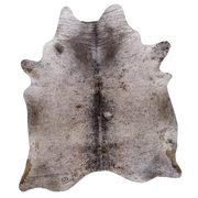 Brown Salt and Pepper X-Large Cowhide Rug, 7'7" x 6'7" #54412