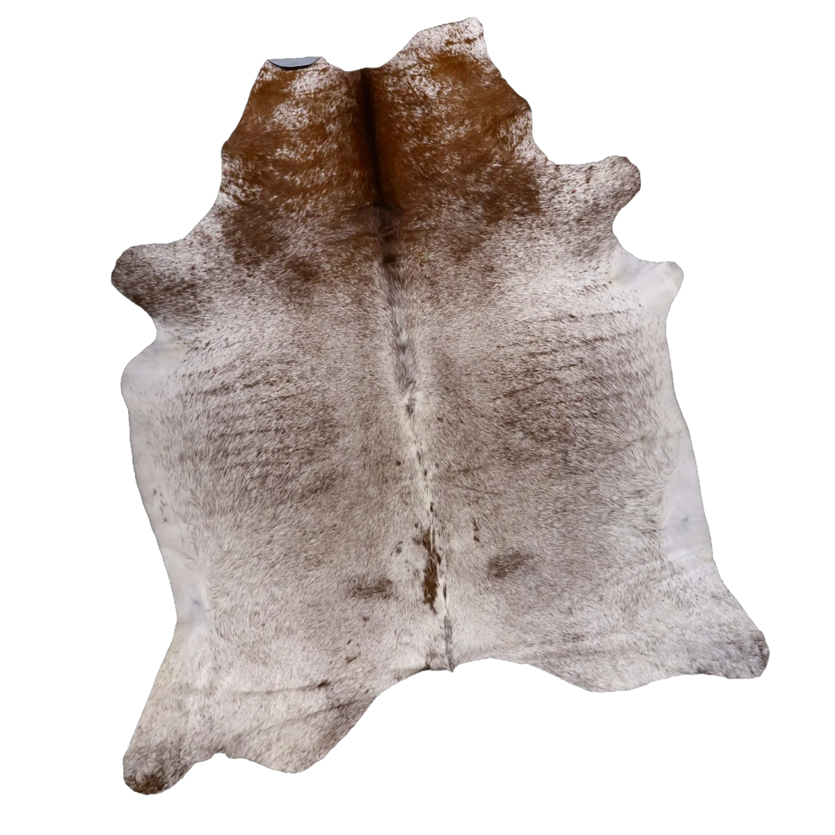 Brown Salt and Pepper XX-Large Cowhide Rug, 8'6" x 7'2" #54418