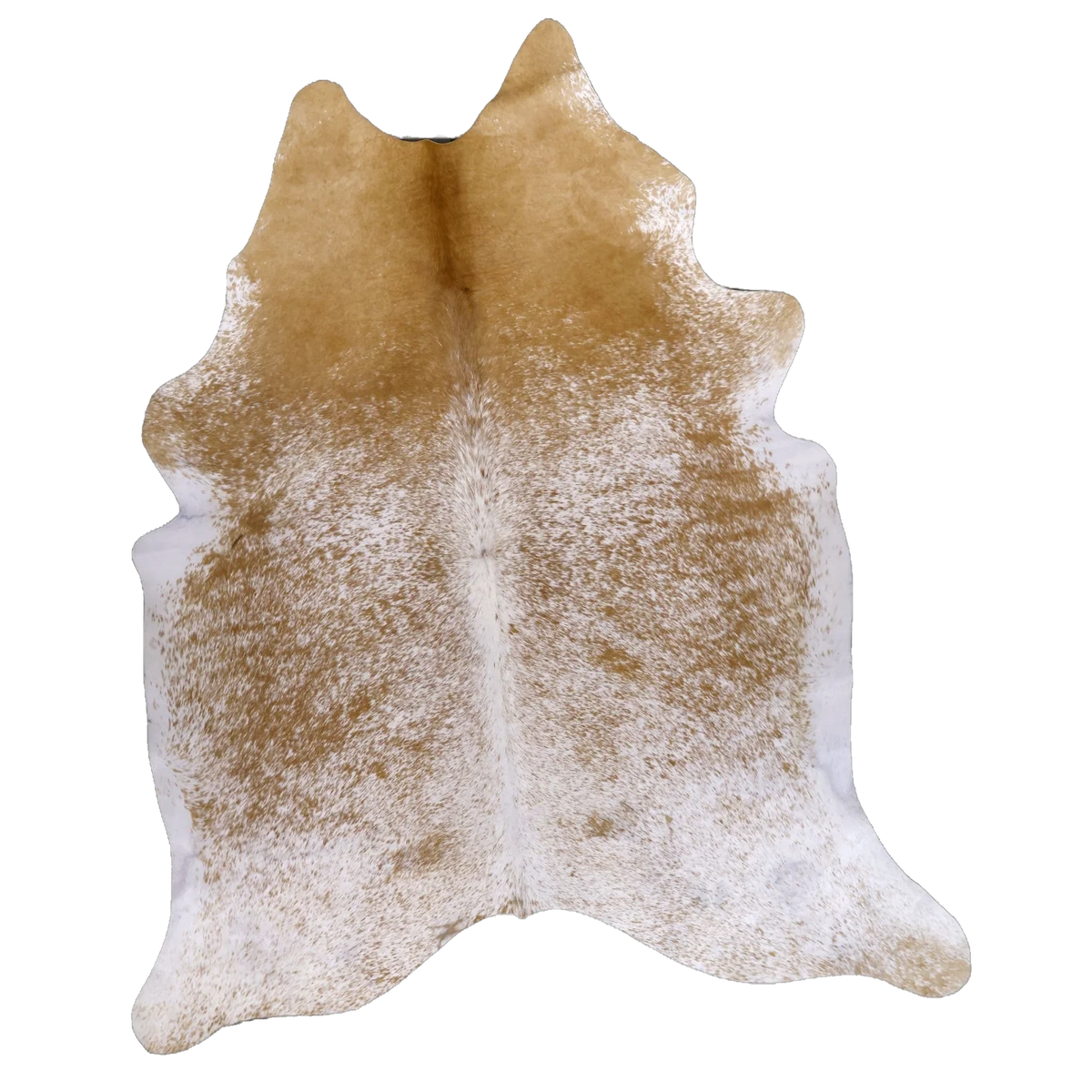 Golden Brown Salt and Pepper X-Large Cowhide Rug, 7'9" x 6'3" #54423