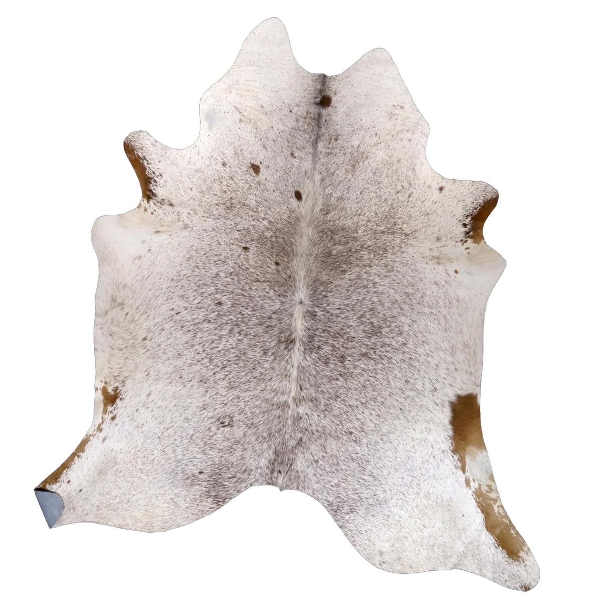 Brown Salt and Pepper XX-Large Cowhide Rug, 8'0" x 6'11" #77869