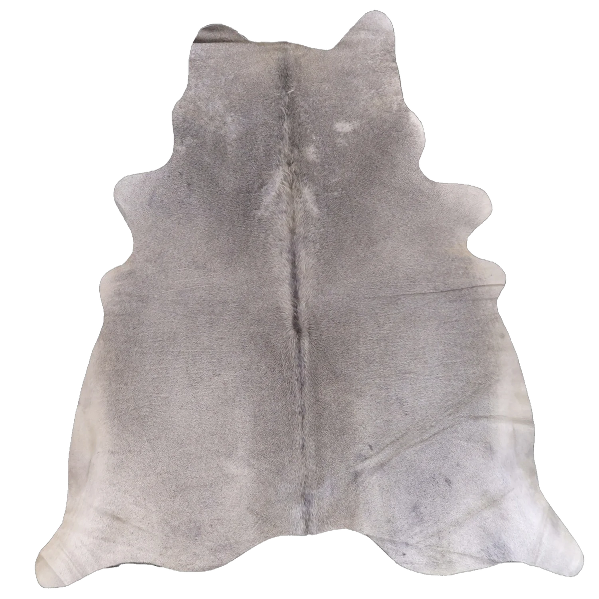 Light Grey X-Large Cowhide Rug, 7'4" x 6'10" #87543
