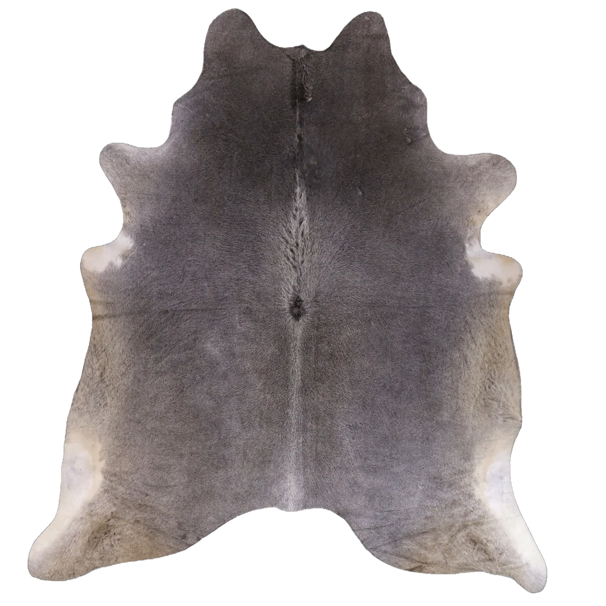 Deep Grey X-Large Cowhide Rug, 7'5" x 6'6" #87572
