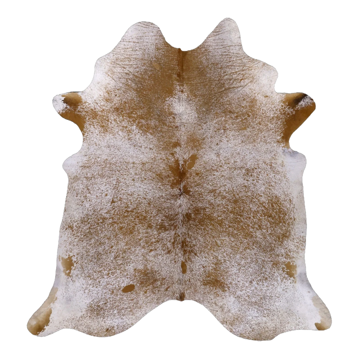 Brown Salt and Pepper X-Large Cowhide Rug, 6'11" x 6'5" #88097