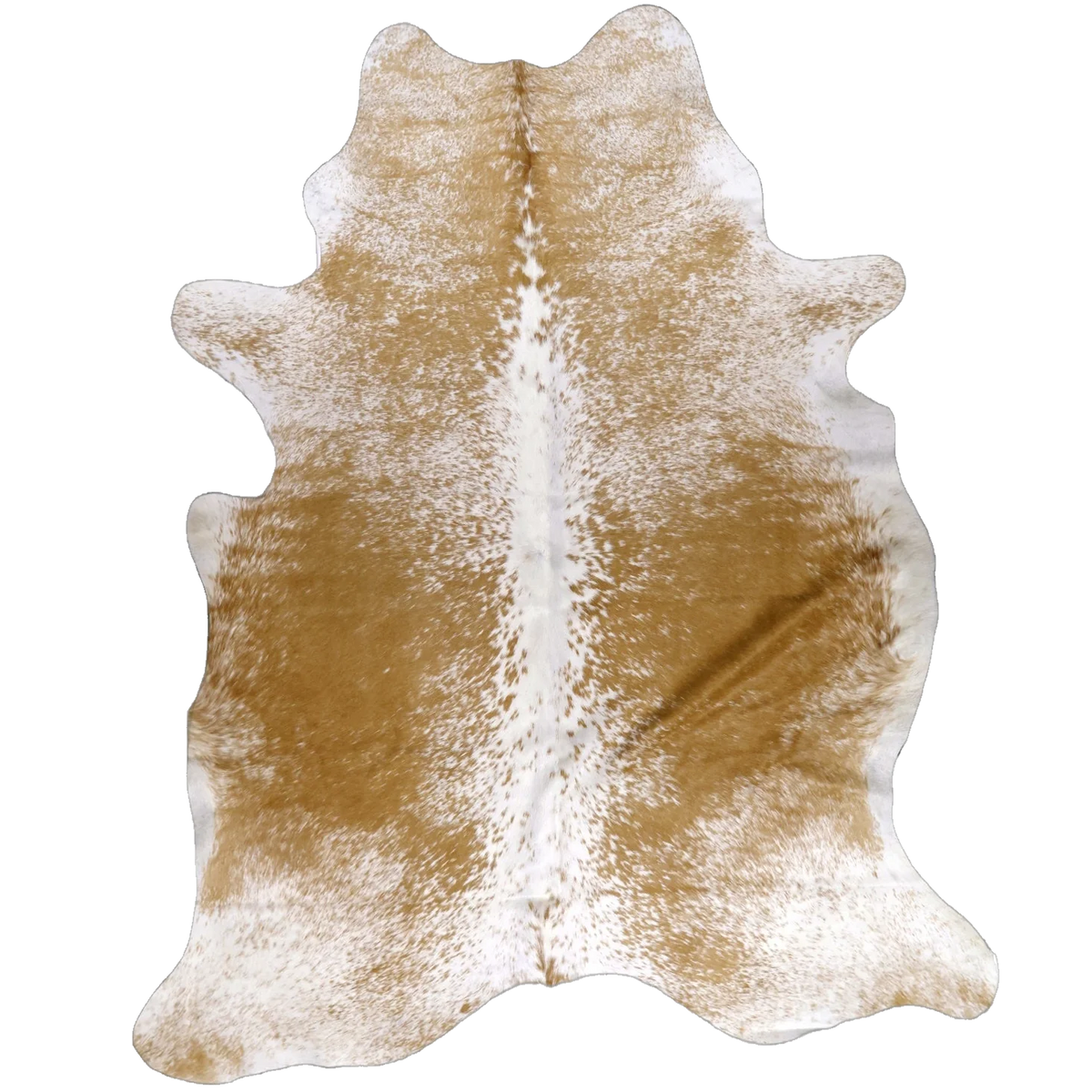Brown Salt and Pepper X-Large Cowhide Rug, 7'7" x 6'0" #93901