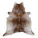 Brown Salt and Pepper XX-Large Cowhide Rug, 7'8" x 6'11" #94295