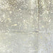 Closeup of this Large, White, Brazilian Cowhide, showing a metallic, gold acid wash (BRAW443)