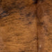 Closeup of this XL Brazilian Brindle Cowhide, showing brown with black, brindle markings (BRBR1439)