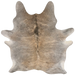 Large Gray and Brown Brazilian Brindle Cowhide: gray and brown - 7'10" x 6' (BRBR1770)