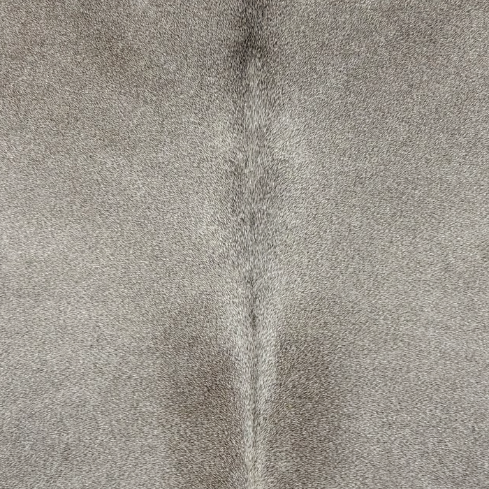 Closeup of this Brazilian Cowhide, showing gray (BRGR330)