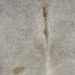 Closeup of this Large Brazilian Cowhide, showing gray with one small, brown spot on the left side of the back (BRGR332)