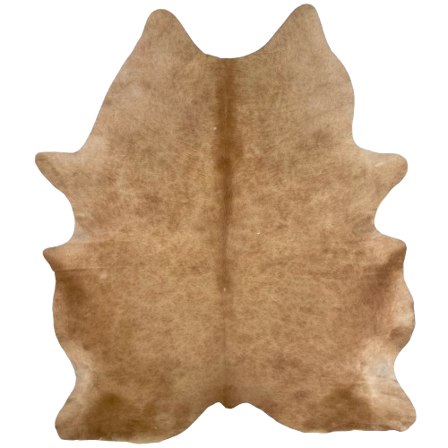 XL Brazilian Palomino Cowhide, 1 brand mark:  solid brown, with one brand mark on the right side of the butt - 8'2" x 6'4" (BRPL231)
