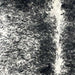 Closeup of this Speckled Brazilian Cowhide, showing white with black speckles and spots (BRSP3151)