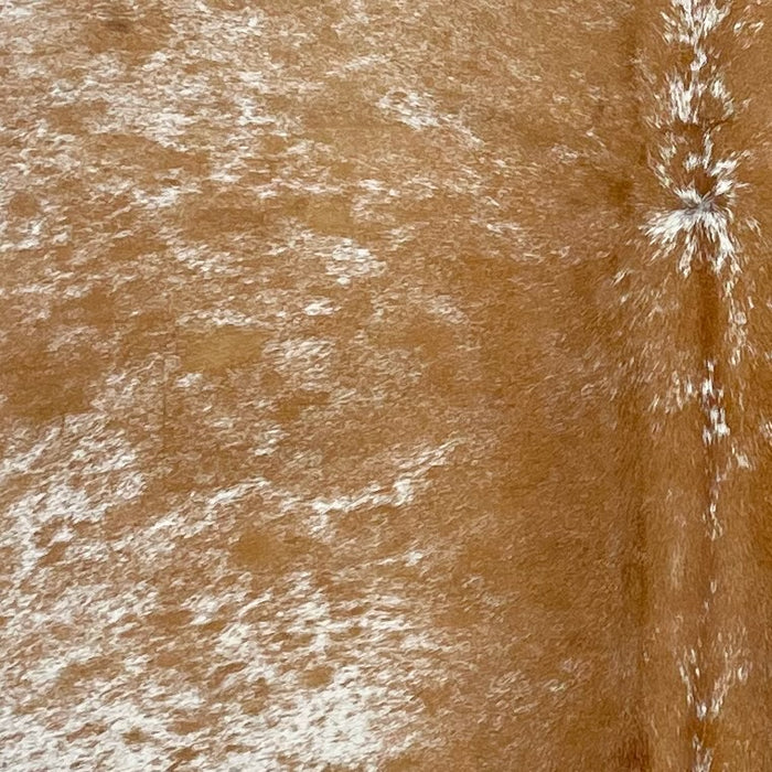 Caramel and White Speckled Brazilian Cowhide - 5'10" x 4'4" (BRSP3184)