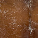 Closeup of this Speckled Brazilian Cowhide, showing reddish brown with white speckles and spots  (BRSP3201)