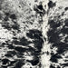 Closeup of this Speckled Brazilian Cowhide, showing white with black speckles and spots (BRSP3344)