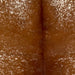 Closeup of this Speckled Brazilian Cowhide, showing reddish brown with white speckles (BRSP3499)