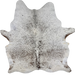 XXL Tricolor Speckled Brazilian Cowhide: white with black and dark brown speckles - 8'7" x 6'5"  (BRSP3820)