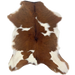Brown and White Calfskin: brown with white and off-white spots - 2'8" x 2'1" (CALF865)