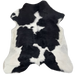 Black and White Calfskin: white with large, black spots - 3'3" x 2'7" (CALF874)