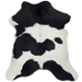 Black and White Calfskin: white with large and small, black spots - 3'3" x 2'6" (CALF875)