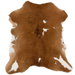 Brown and White Calfskin:  brown with small, white spots - 2'10" x 2'4" (CALF898)
