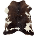 Dark Brown and White Calfskin:  dark brown with small, white spots - 3'1' x 2'6" (CALF904)