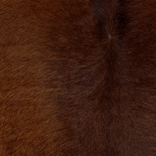 Closeup of this Calfskin, showing solid brown (CALF920)