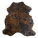 Tricolor X-Large Cowhide Rug, 6'6" x 6'2" #CH-006