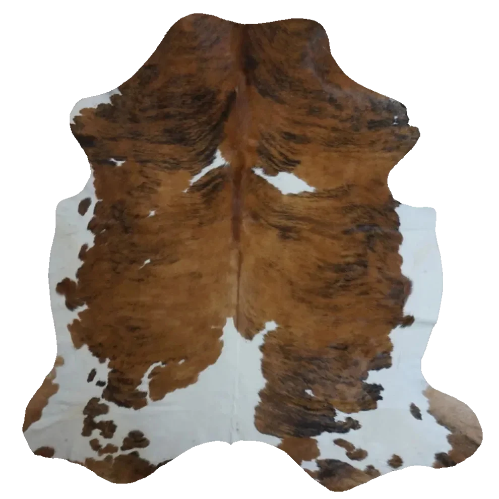 Tricolor X-Large Cowhide Rug, 7' x 6'8" #CH-007