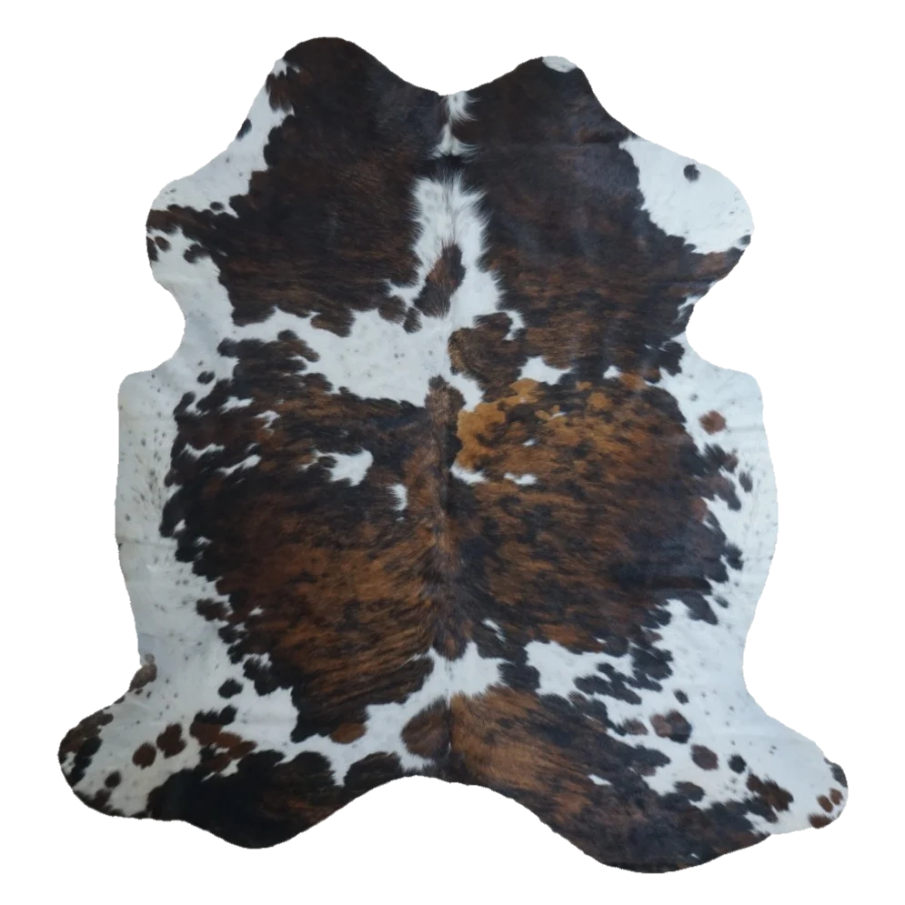 Tricolor X-Large Cowhide Rug, 6'9" x 6'5" #CH-009