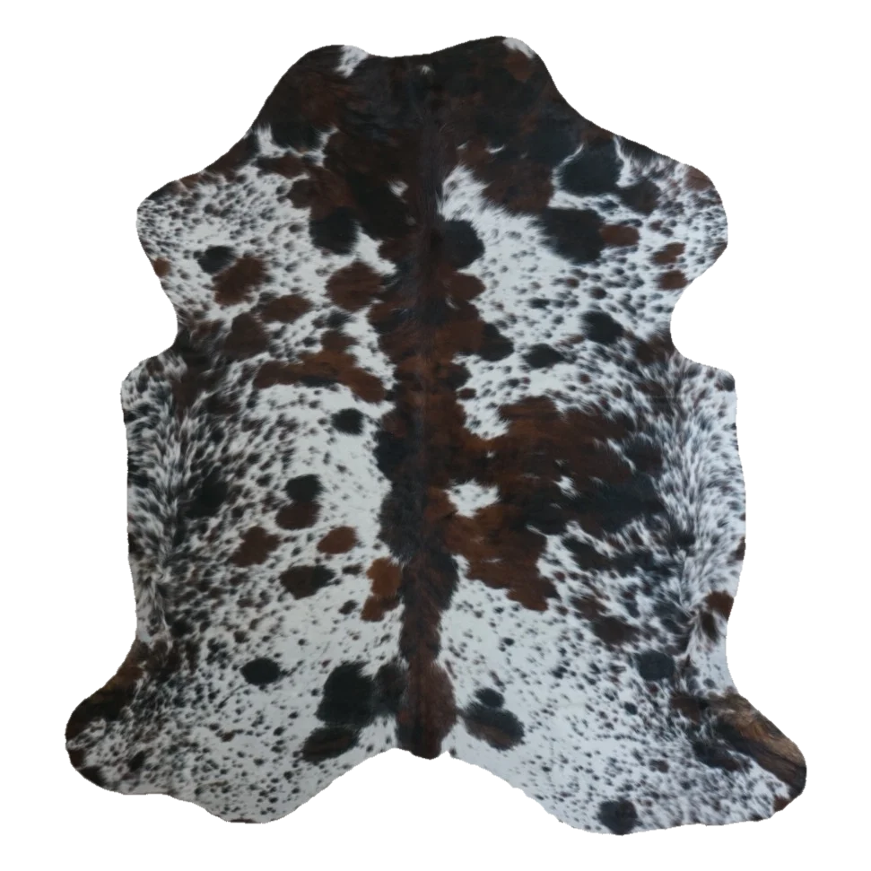 Tricolor X-Large Cowhide Rug, 6'7" x 6'1" #CH-016