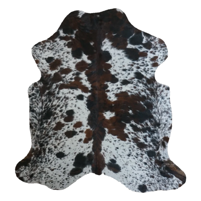 Tricolor X-Large Cowhide Rug, 6'7" x 6'1" #CH-016