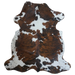 Tricolor XX-Large Cowhide Rug, 7'7" x 7'2" #CH-021