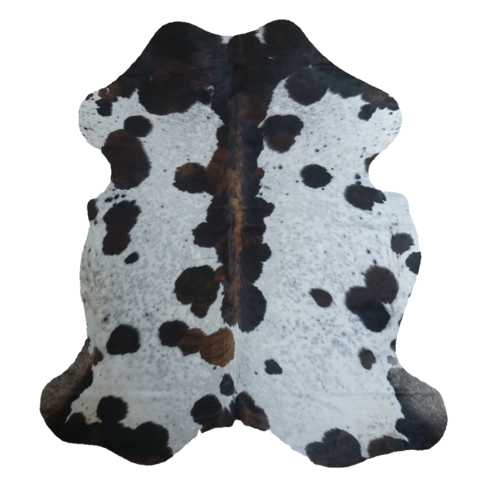 Tricolor X-Large Cowhide Rug, 6'9" x 6'2" #CH-024