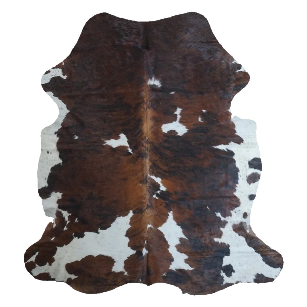 Tricolor X-Large Cowhide Rug, 7'3" x 6'6" #CH-035