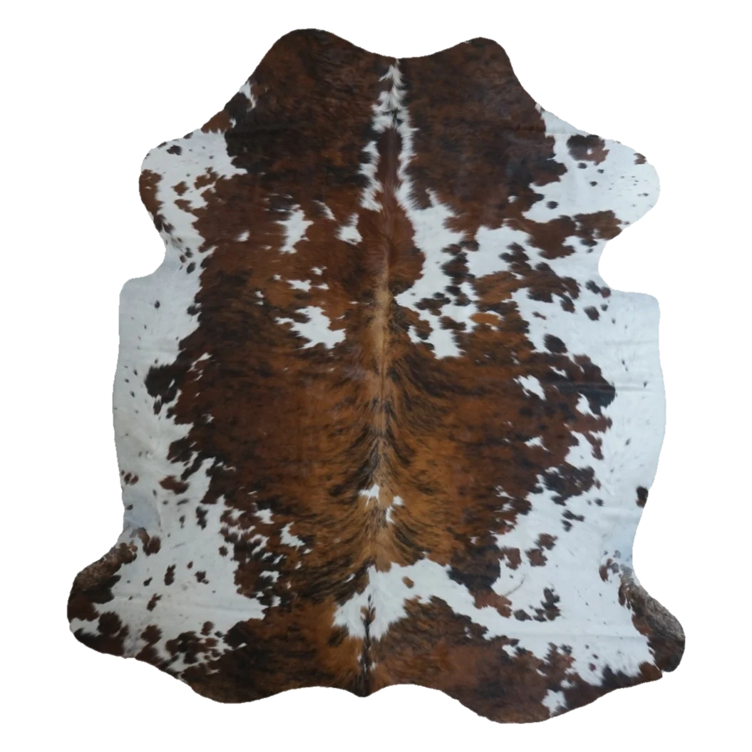 Tricolor X-Large Cowhide Rug, 7'4" x 6'5" #CH-040