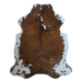 Tricolor Large Cowhide Rug, 6'9" x 5'5" #CH-041