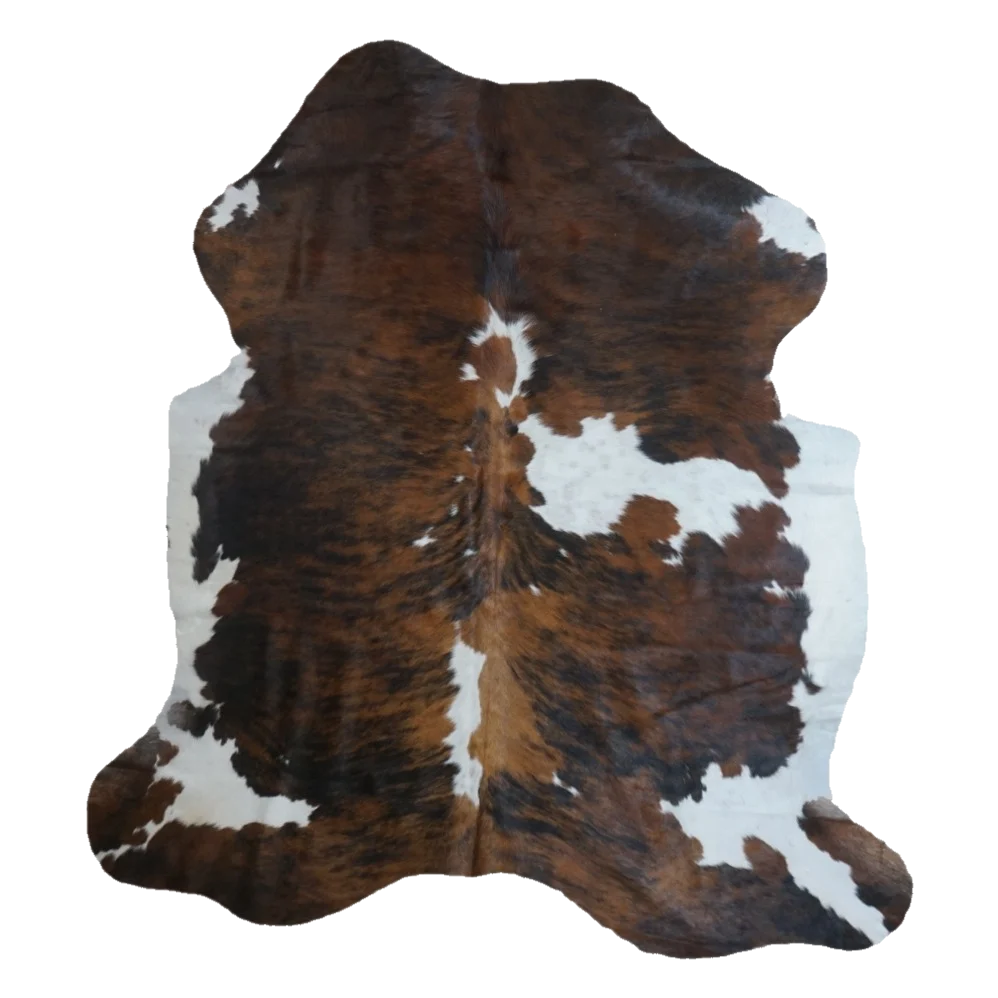 Tricolor X-Large Cowhide Rug, 6'9" x 6'1" #CH-042