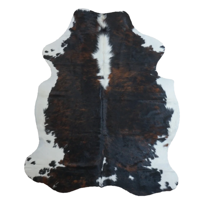 Tricolor Large Cowhide Rug, 6'10" x 5'8" #CH-043