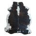 Tricolor Large Cowhide Rug, 6'10" x 5'8" #CH-043