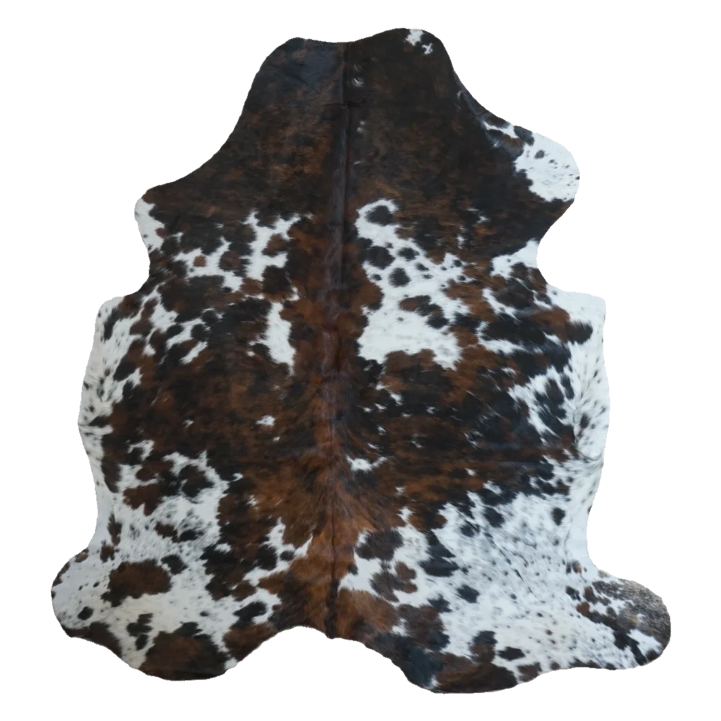 Tricolor X-Large Cowhide Rug, 7'2" x 6'7" #CH-045